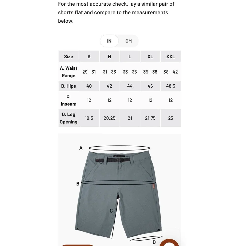 KETL Mountain‎ Apparel Virtue Hybrid Shorts Mens Small 12